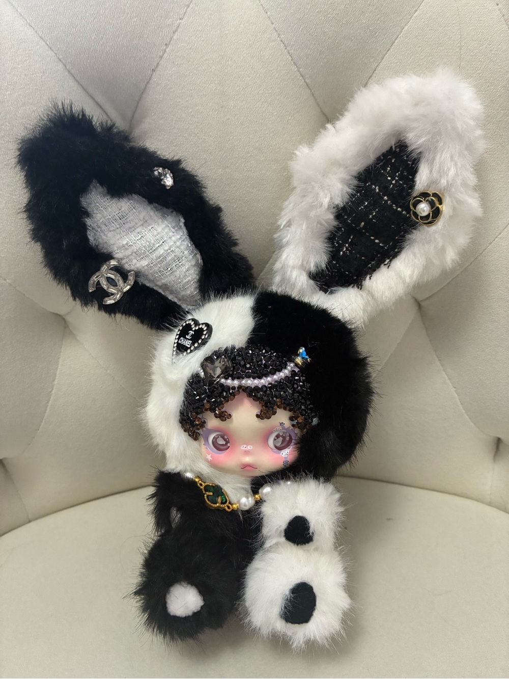 Gorgeous Custom Skullpanda - New, high-quality custom doll